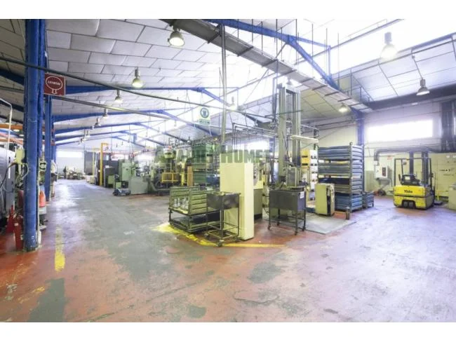 Industrial warehouse with logistics infrastructure