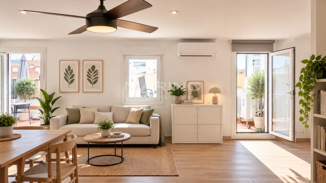 Renovated penthouse with 14 m² terrace