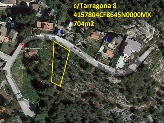 Urban plot in Castellet, 704 m²