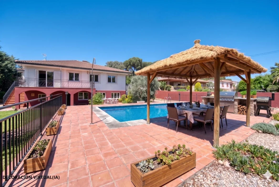 Private chalet with pool, 5 bedrooms