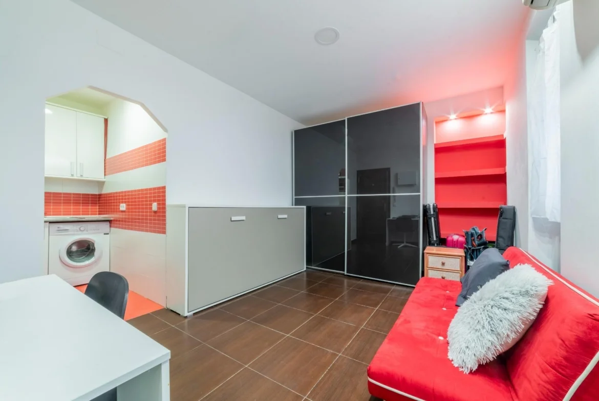Estudio céntrico reformado en Madrid, 35 m²