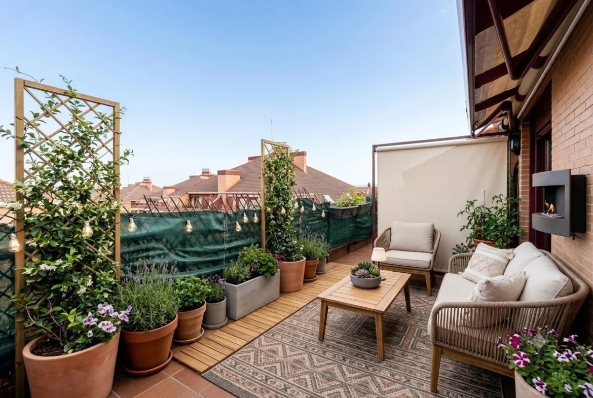 Ático en nuda propiedad con terraza