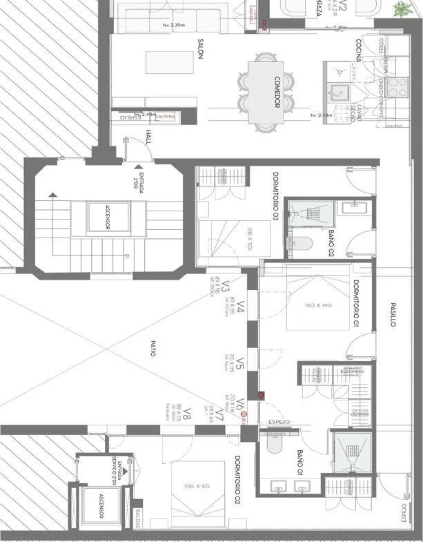 Piso exterior en Lista con terraza