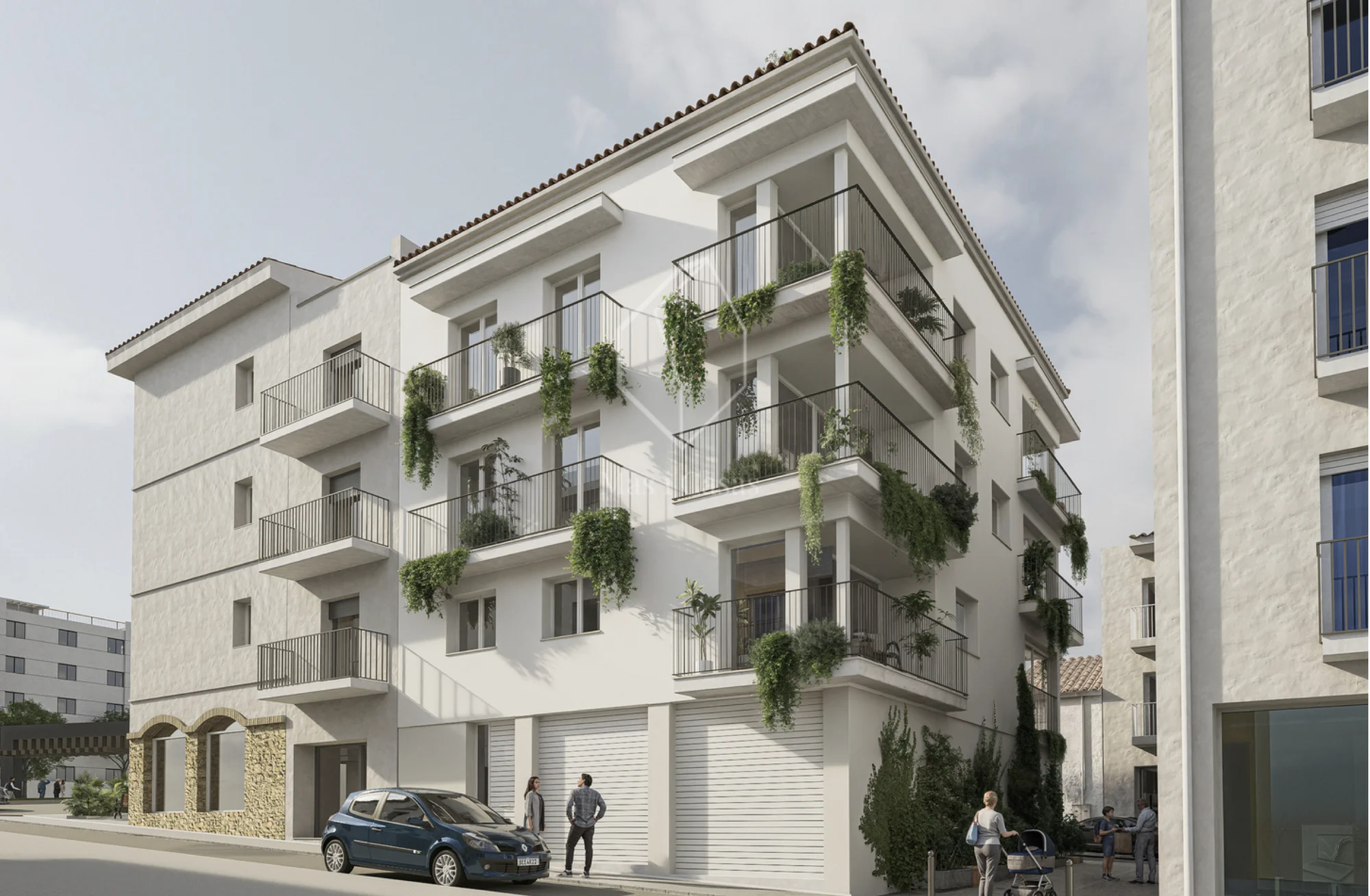 New-build apartment development in L’Escala