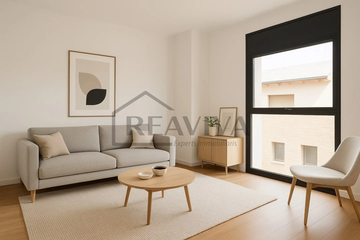 Piso alquilado de tres habitaciones con parking