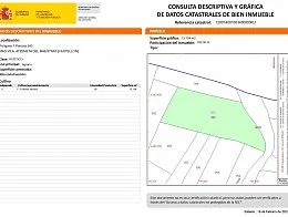 Rural plot in Atzeneta, 17,151 m²