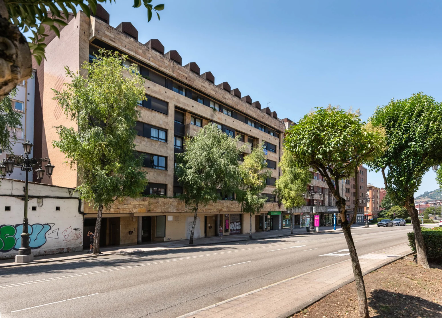 Exterior Oviedo flat, 2 bedrooms, lift