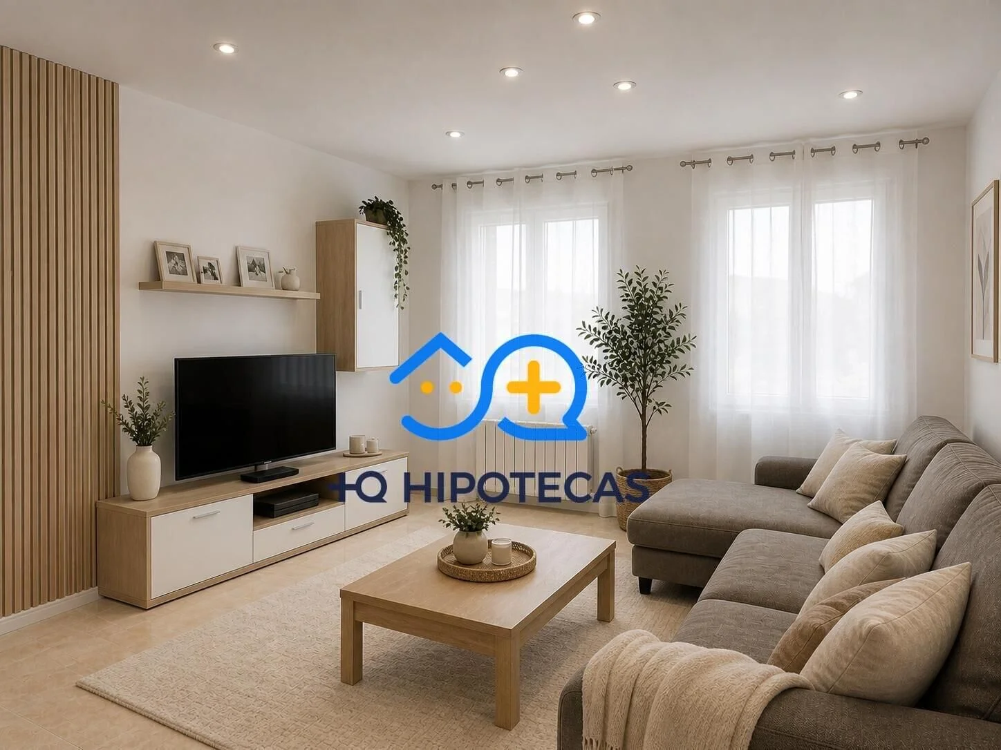 Two-bedroom flat in Pantoja with parking