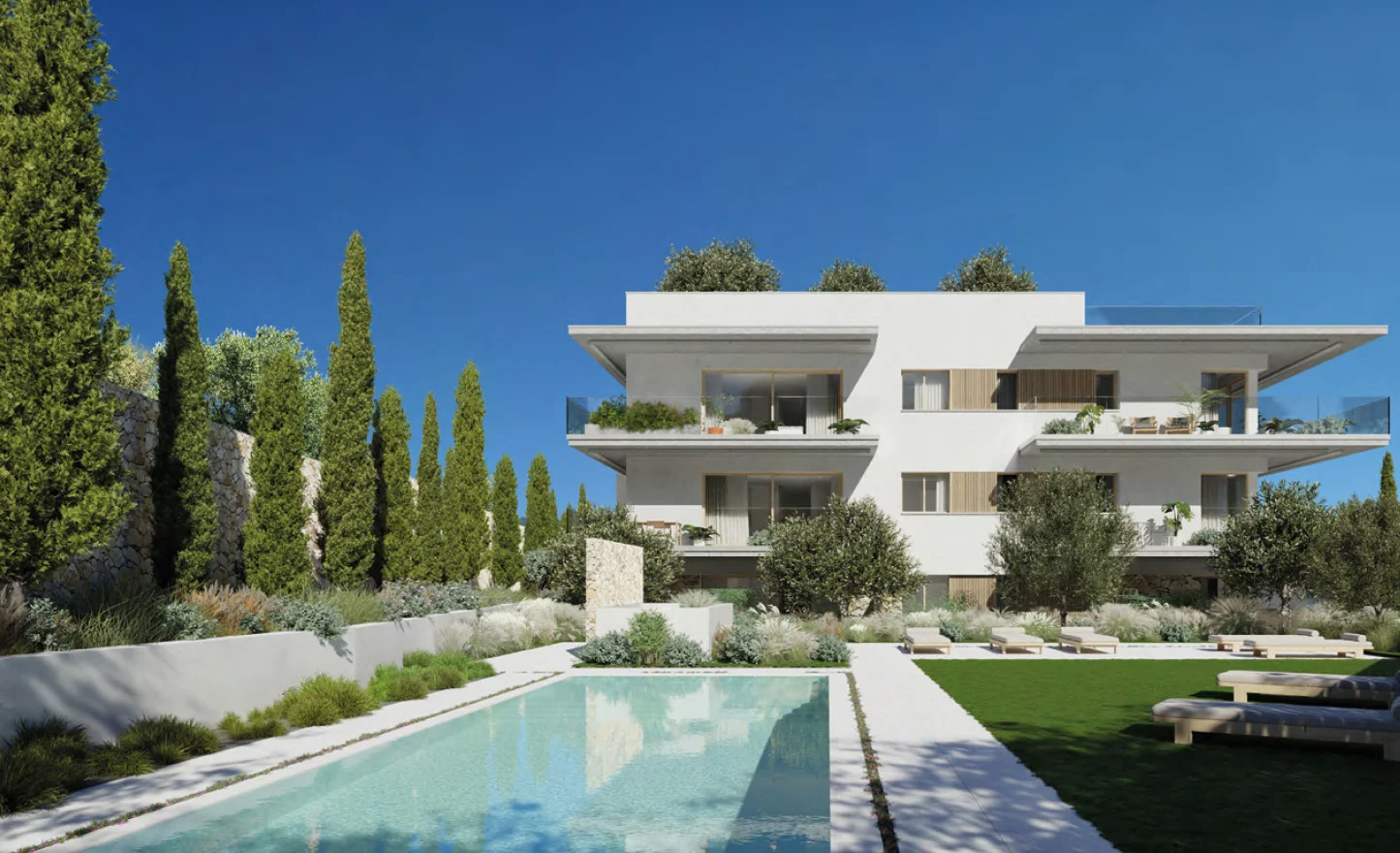 New-build Sitges apartments, sea views