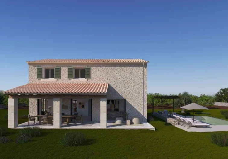 Finca rústica en Búger con proyecto