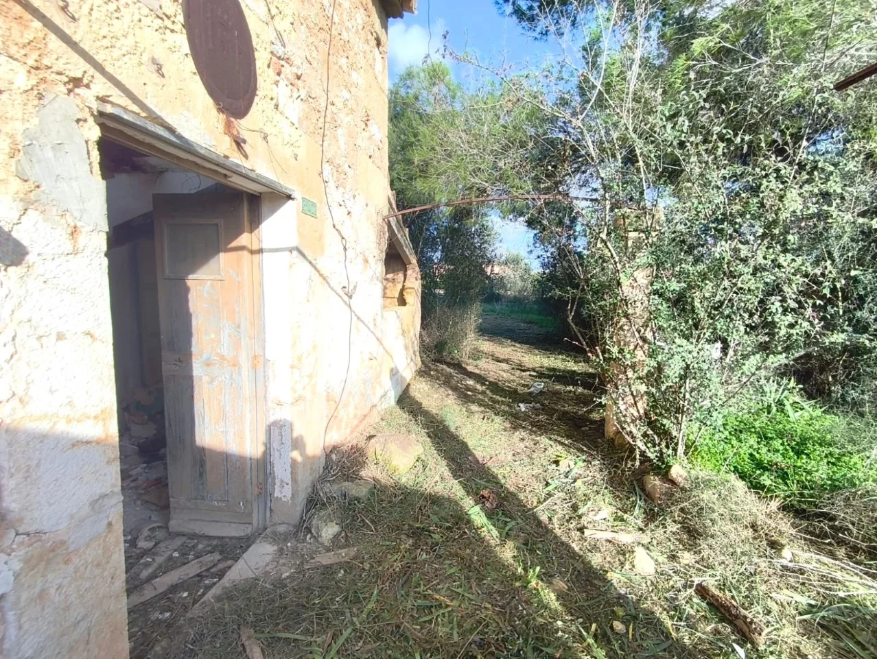 Rustic Inca plot with approved project