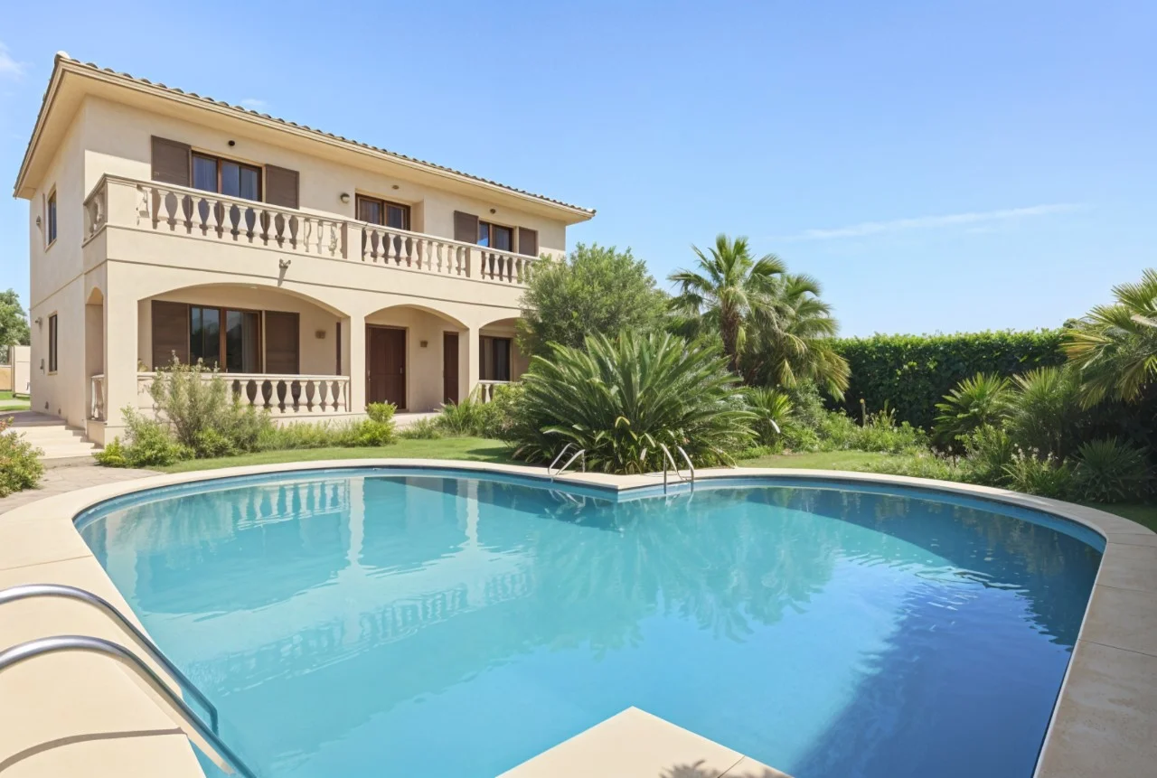 Chalet en Cala Bona con piscina privada