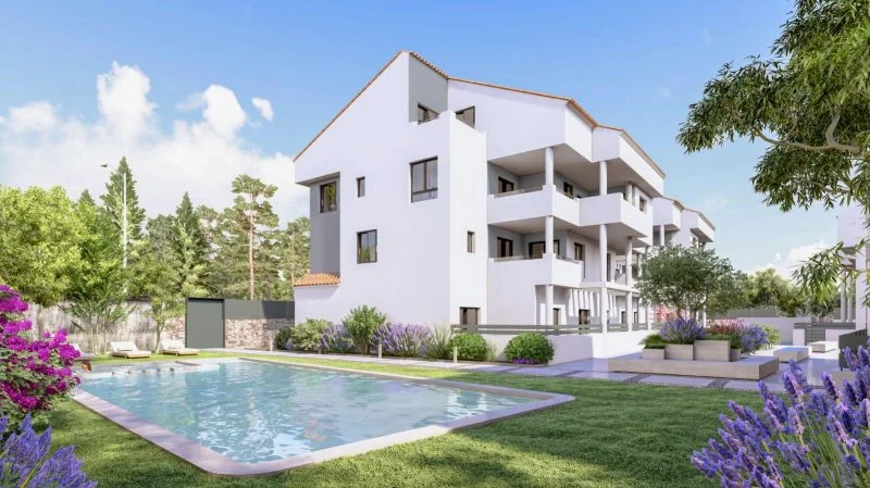 New ground-floor apartment, three bedrooms
