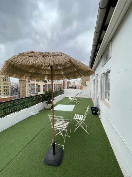Ático en Ruzafa con terraza de 40 m²