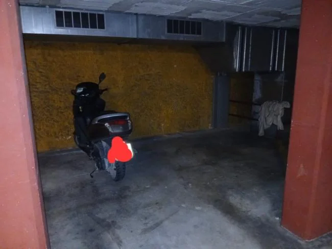 Central parking space for small car