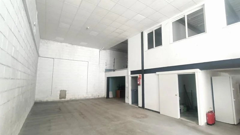 Industrial warehouse with office floor
