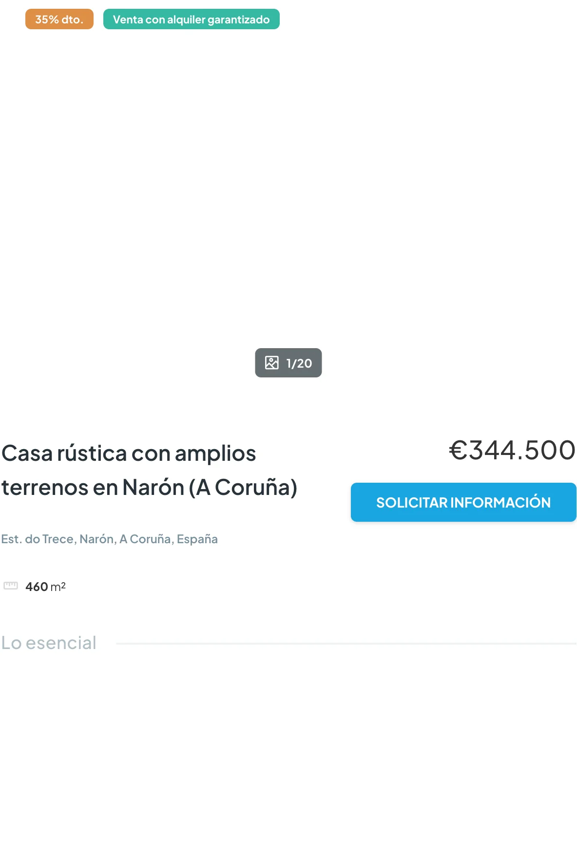 Inversión rural con alquiler vitalicio