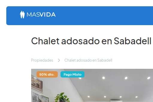 Bare-ownership townhouse in Sabadell, 2 bedrooms
