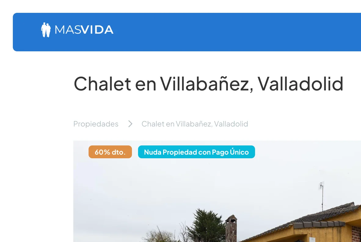 Chalet en nuda propiedad con piscina privada