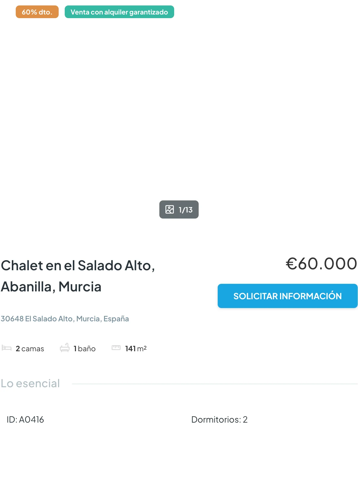Chalet en nuda propiedad con jardín y piscina