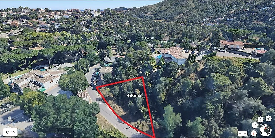 486 m² residential plot in Calonge