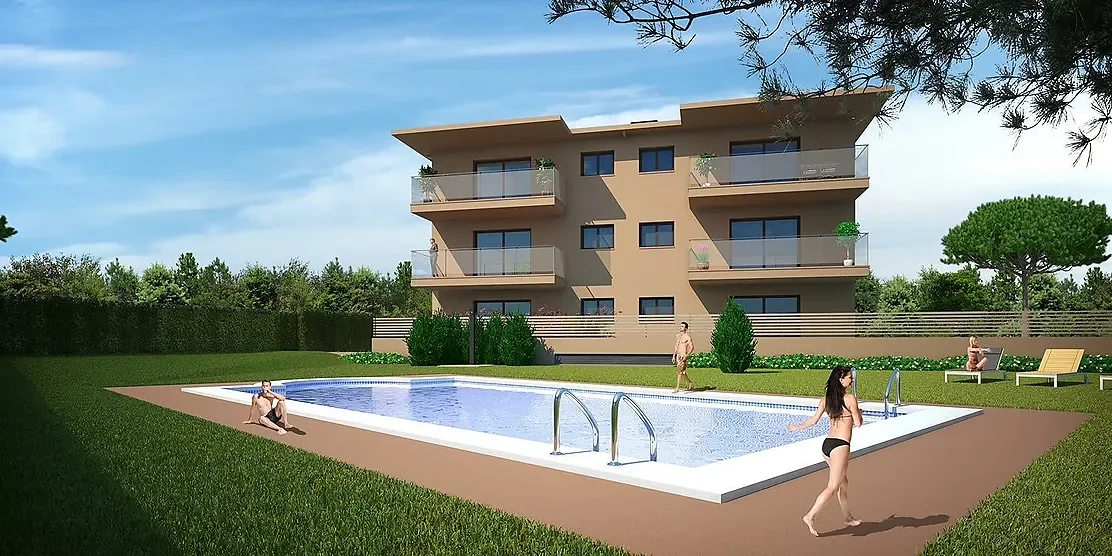 Apartamento nuevo en Pals cerca de playa
