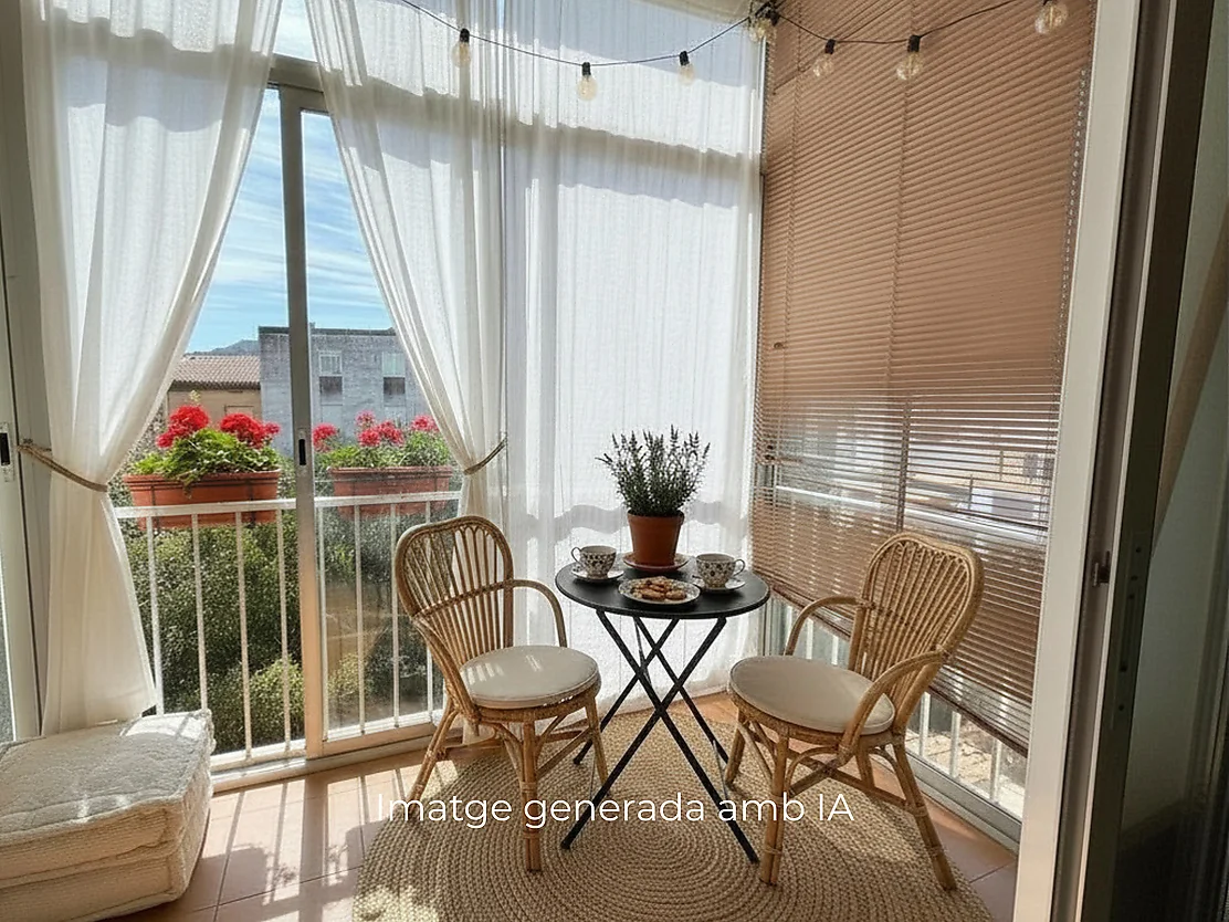 Bright four-bedroom flat with balconies
