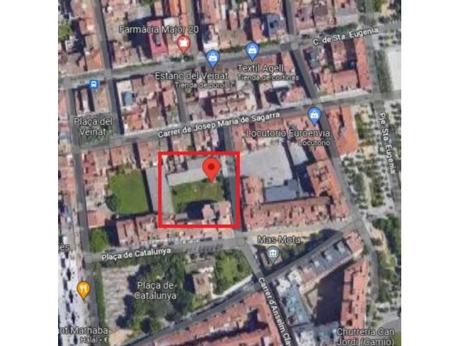 Parcela urbana en Salt, 992 m²