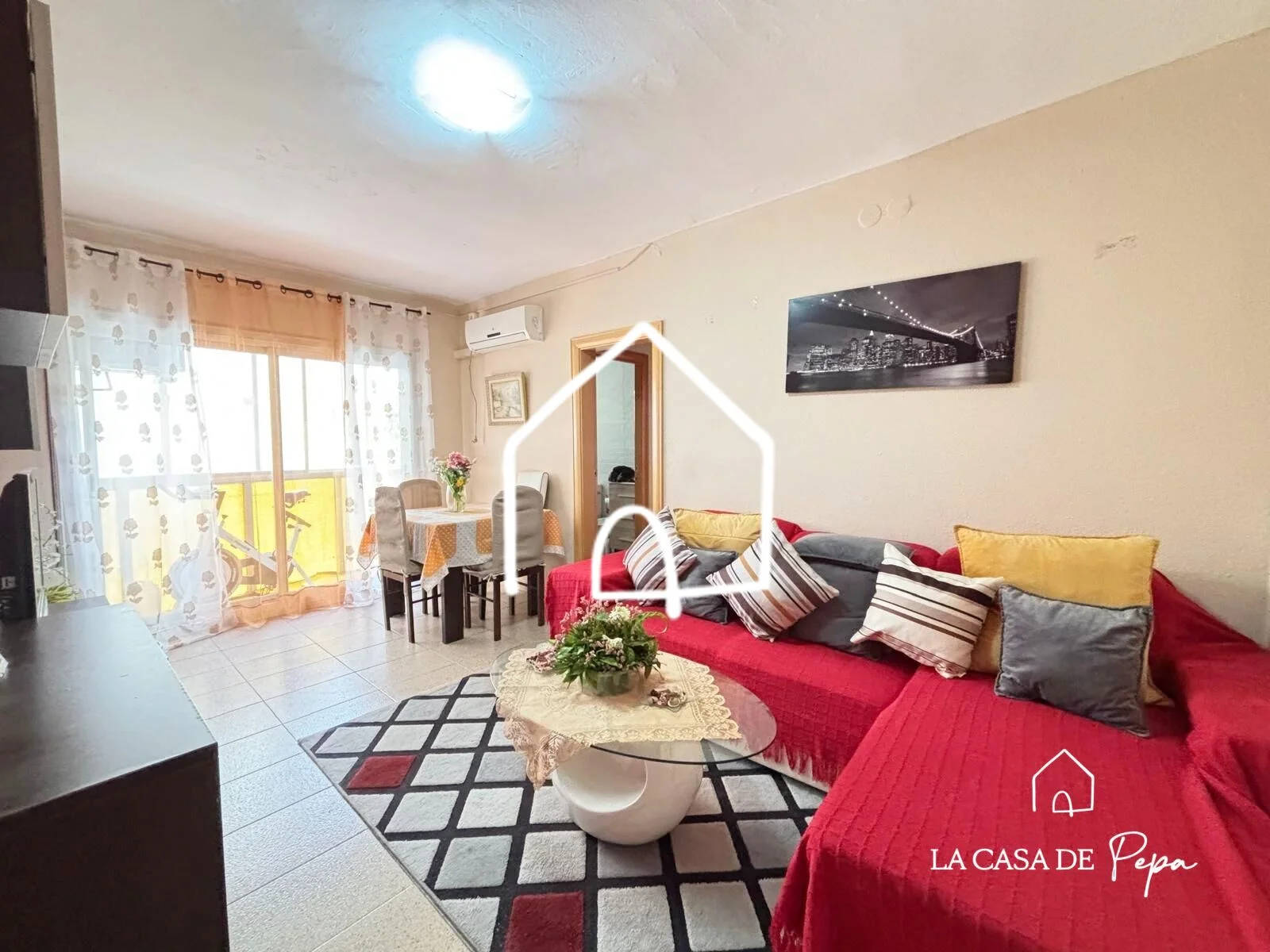 Central Viladecans flat, 3 bedrooms