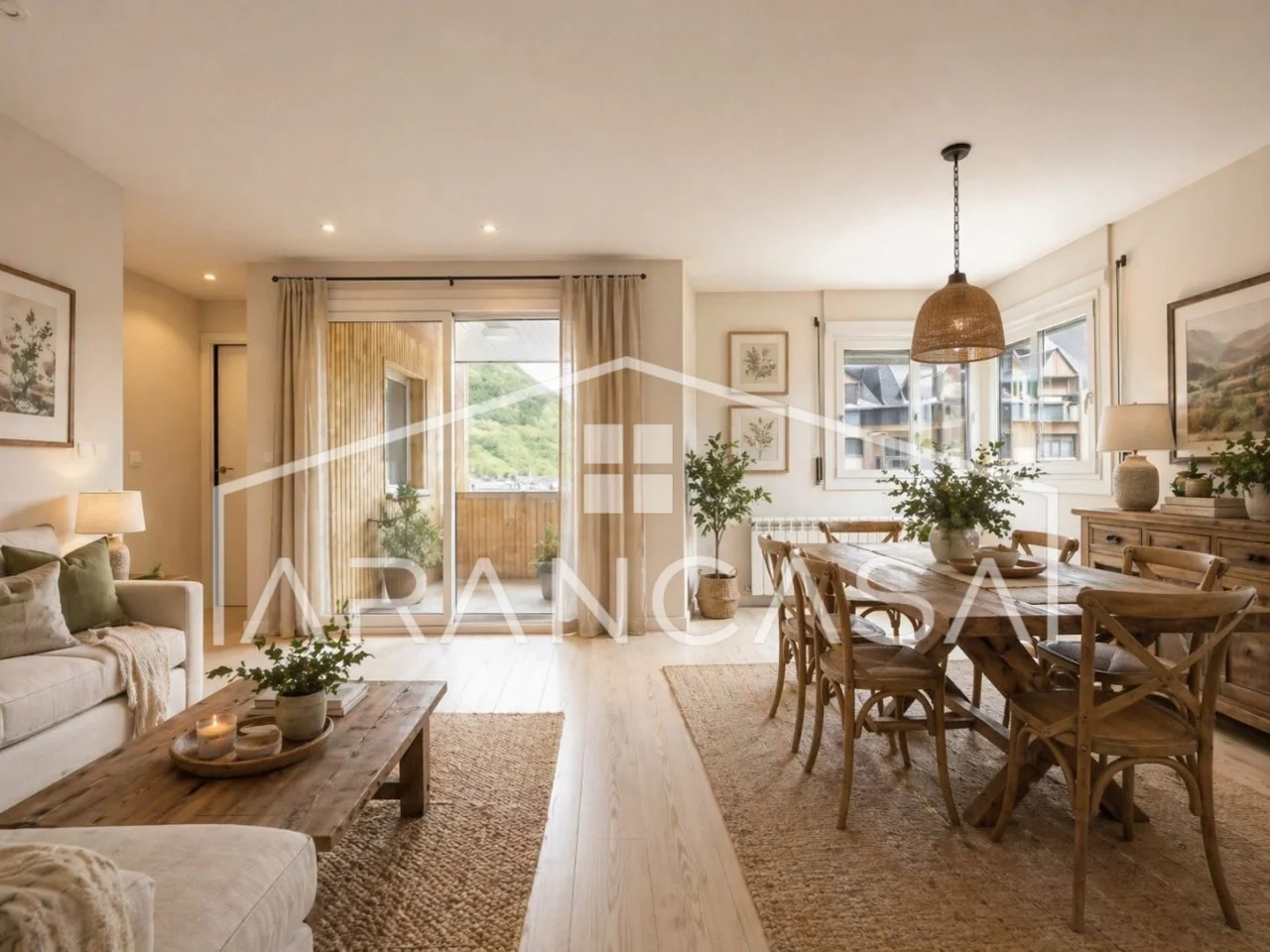 Refurbished Vielha flat, three bedrooms