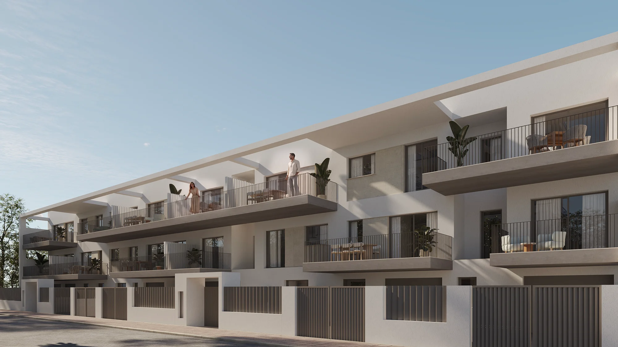 New-build Oliva homes with pool