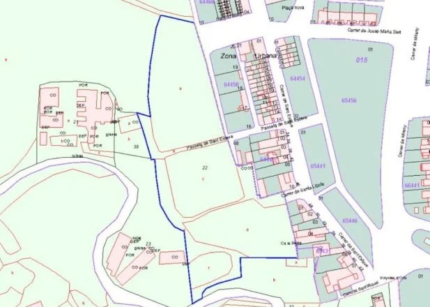 Sectorized land with 8,814 m² buildability