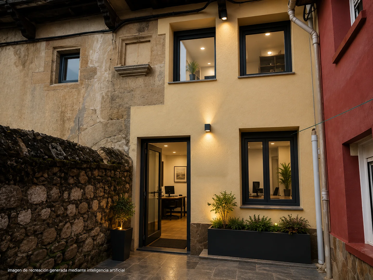 Improved village house, four bedrooms