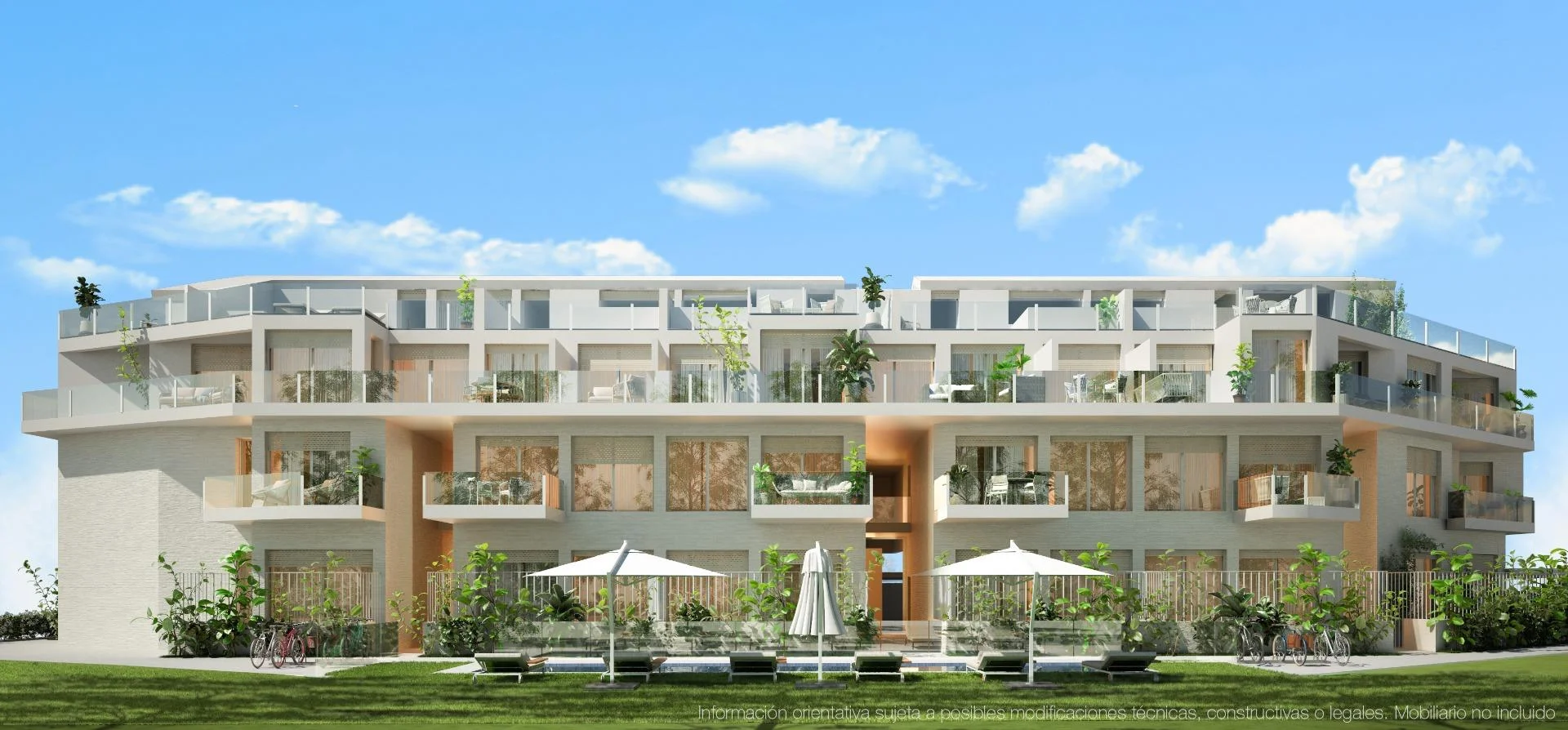 New-build Arenal flat, two bedrooms