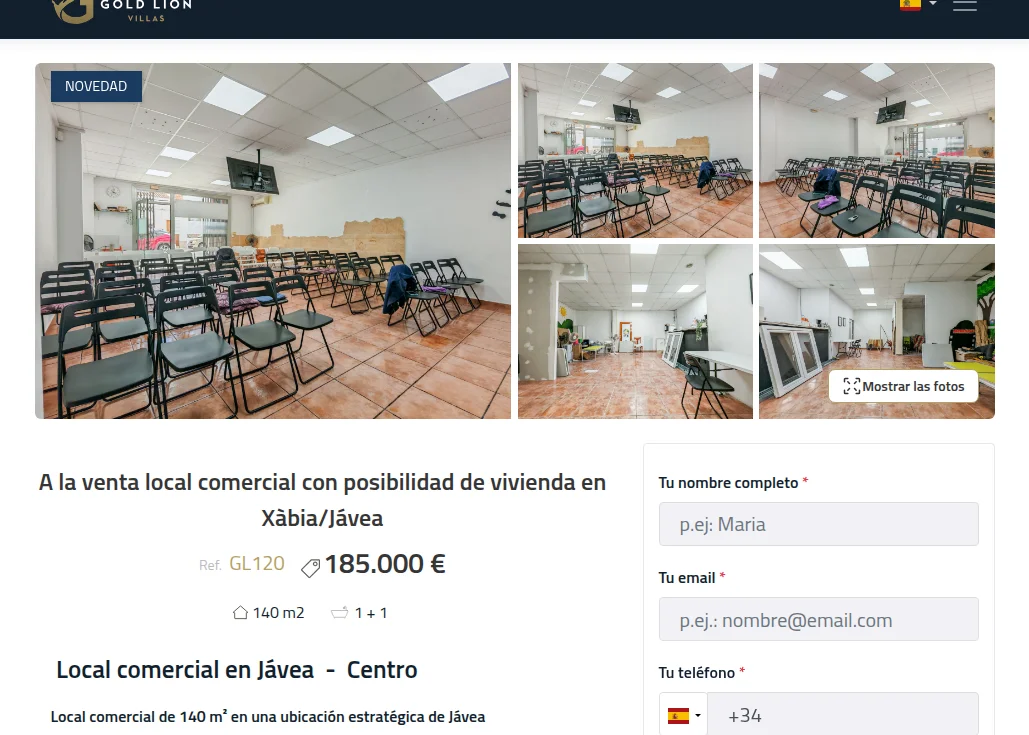 Versatile 140 m² commercial unit