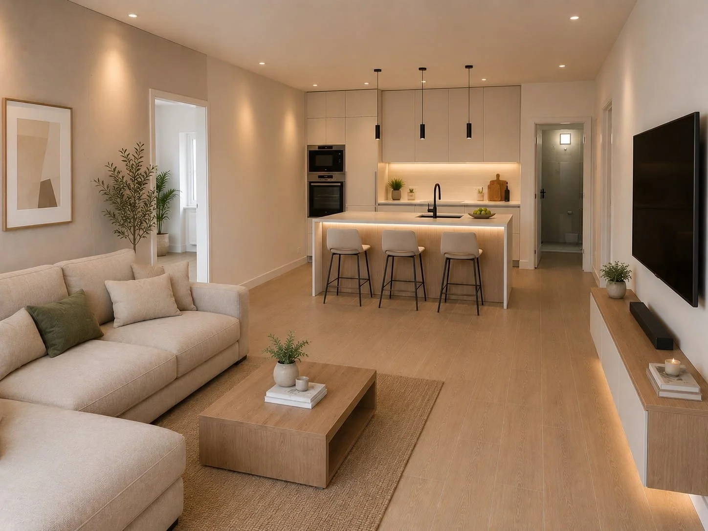 Reformed apartment in Tamaide, 2 bedrooms