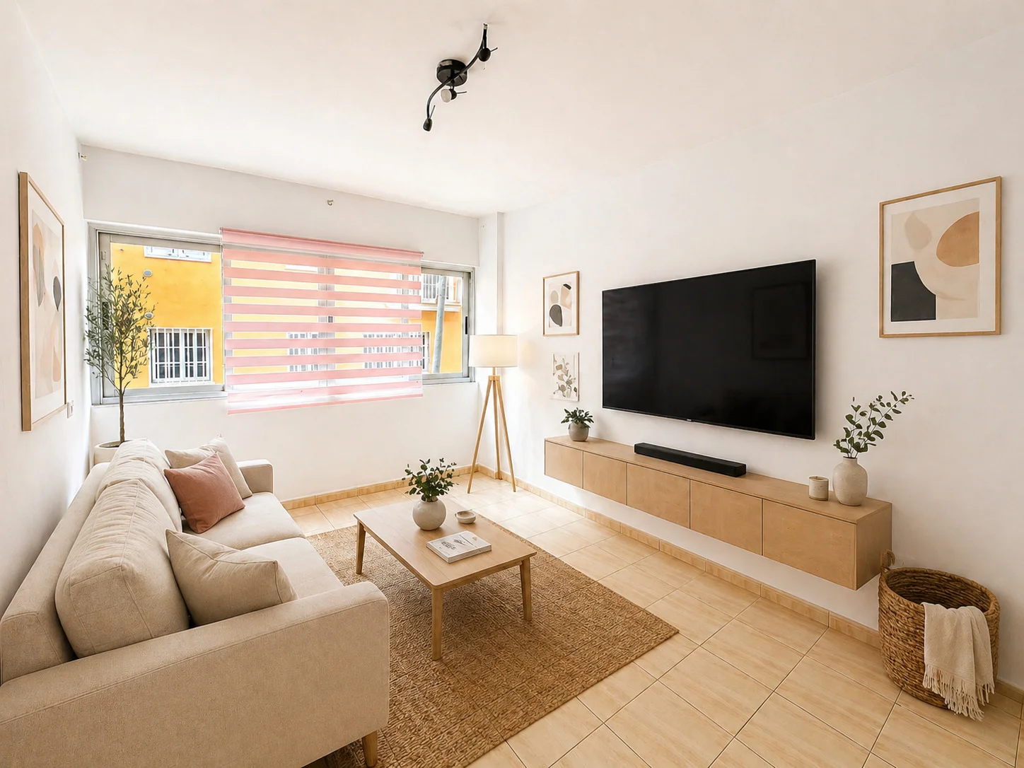 Two-bedroom apartment with private garage