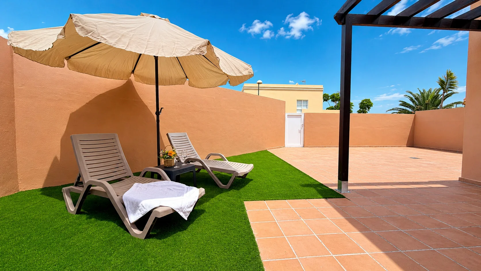 Reformed Palm Mar townhouse, 2 bedrooms