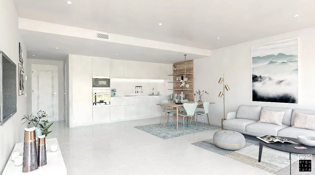 New-build villas and apartments, San Pedro