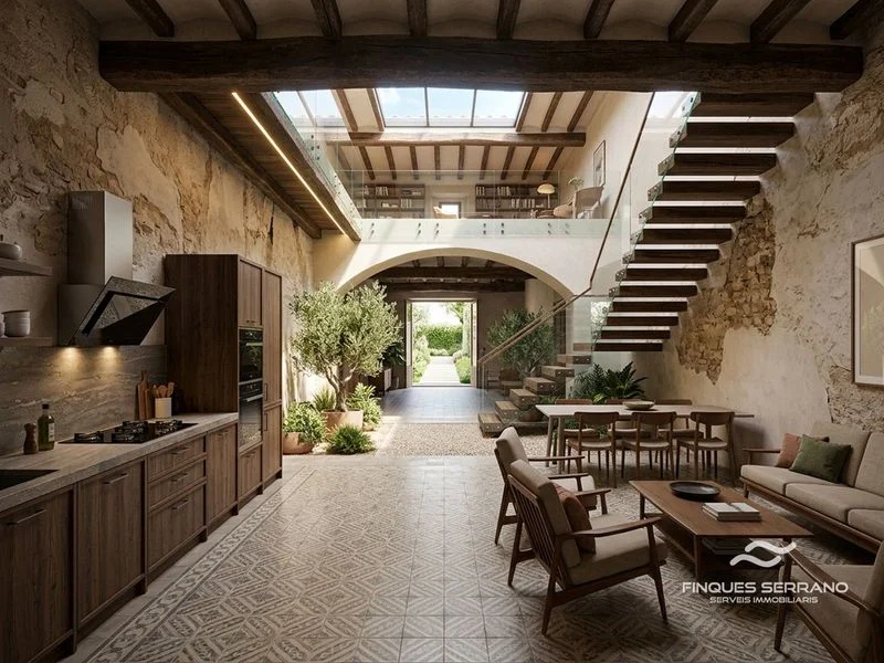 Three-storey village house with renovation potential