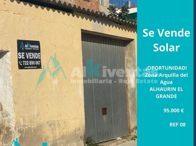 Solar urbano en Alhaurín, 180 m²