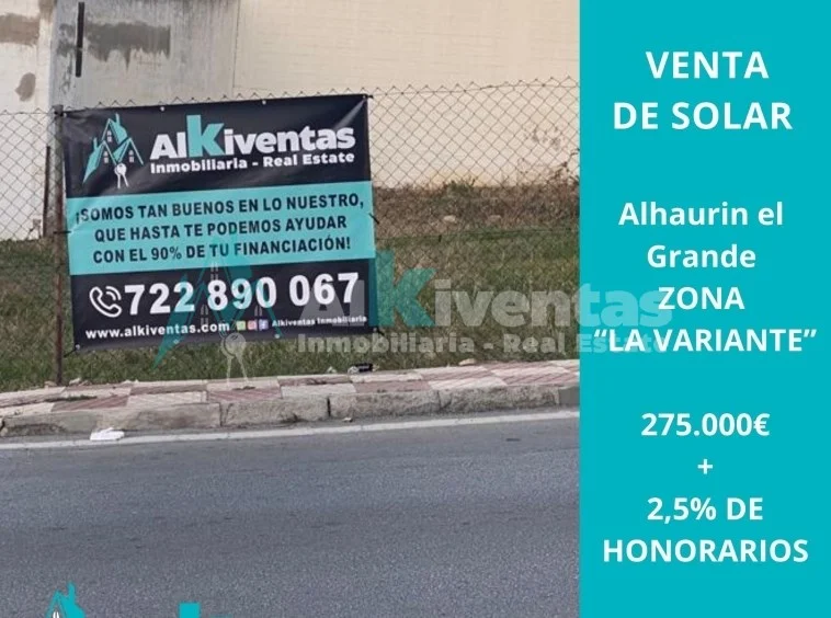 Urbanizable 1,000 m² plot in Centro