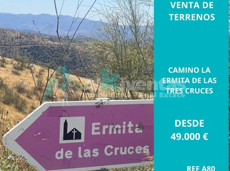 Parcela de 14.000 m² en Cártama con vistas