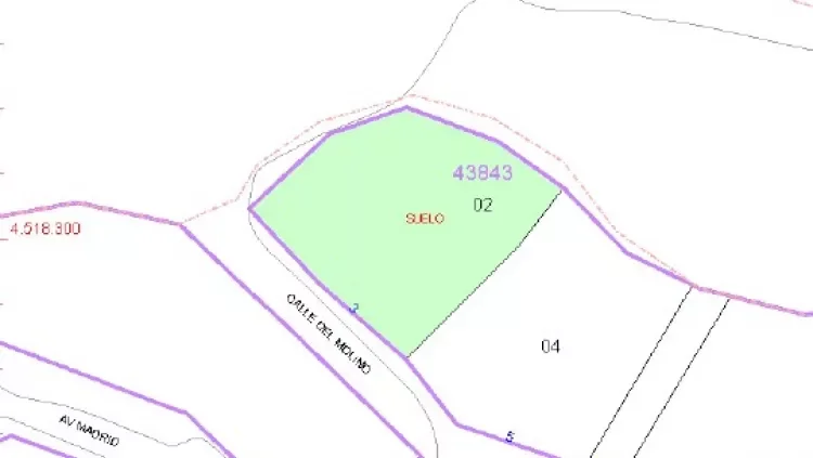 Parcela urbanizable cerca de Madrid, 1.041 m²