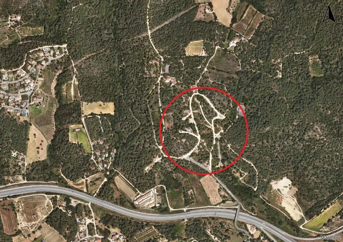 Parcela edificable de 700 m² cerca de Palamós