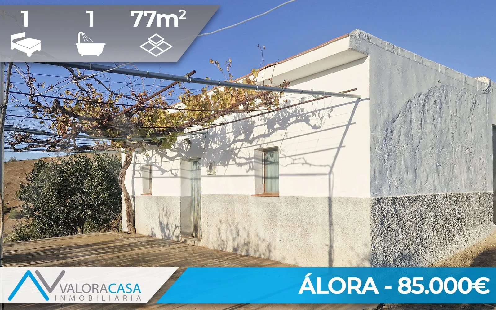 Rural house with 18,000 m² land