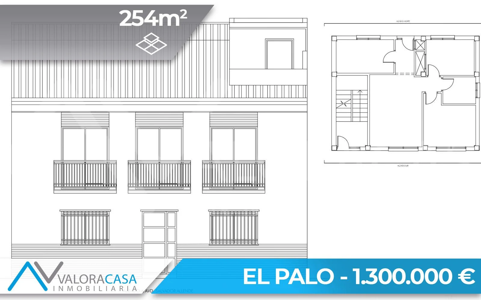 Edificio en El Palo con cuatro unidades