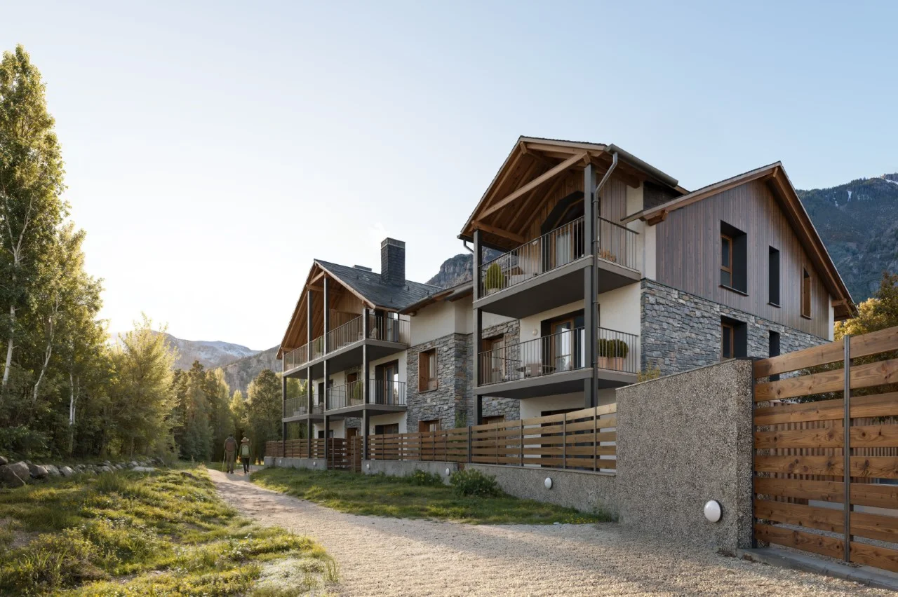 Apartamento nuevo en Benasque, 1 dormitorio