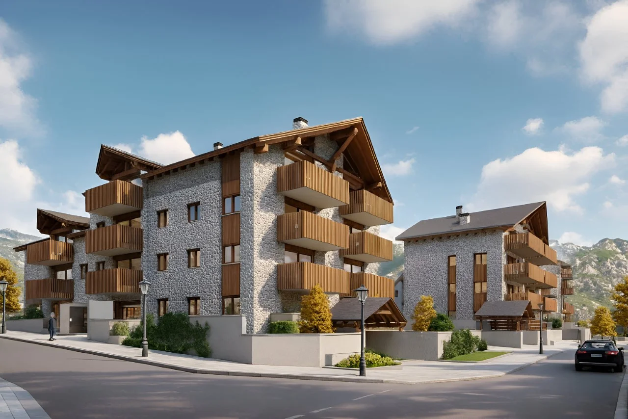 Apartamento sobre plano en Benasque, 2 dormitorios