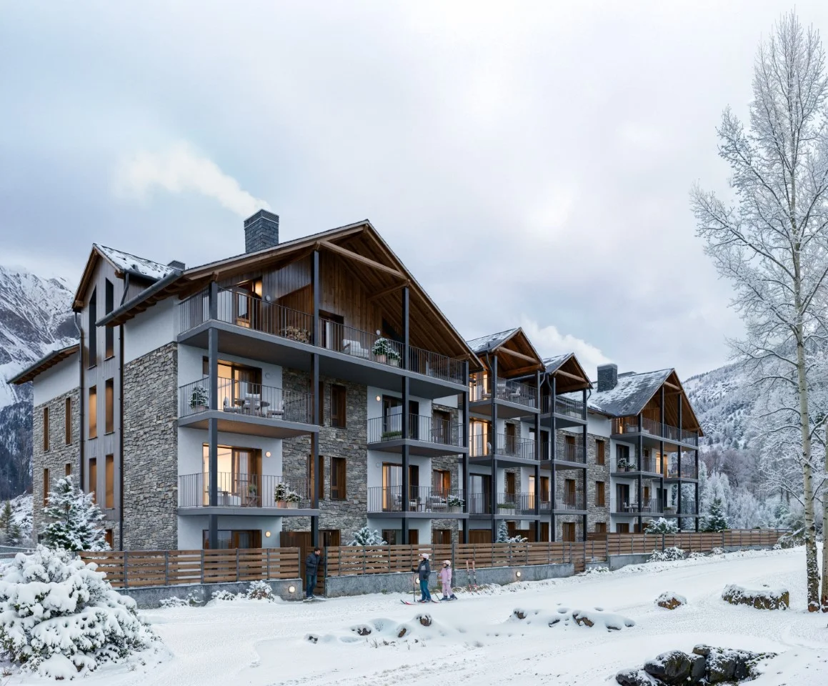 Apartamento nuevo en Benasque, 2 dormitorios